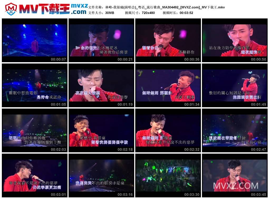林峰-我很痛(演唱会)_粤语_流行歌曲_MA304492